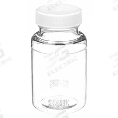 QORPAK Wide Mouth Bottle: PET, 120 mL, 4 fl oz, Closure Included, Colorless, 38-400, Polypropylene (MPN PLC-06591). Key specifications — Brand: QORPAK; Graduated: No; Body Color: Colorless.