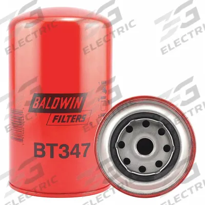 BALDWIN FILTERS Oil Filter: BT347, 3/4"-16 Thread Size, 7 3/8 in Overall Ht - Spin-On Oil Filters