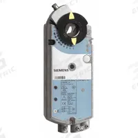 Actuator: Dampers, Proportional, Non-Spring Return, 221 in-lb, 24V AC/DC, Hardwired, NEMA 2 / IP54 (MPN GBB161.1U). Key specifications — Manufacturer Part Number: GBB161.1U; Shaft Type: Self-Centering; Shaft Rotation: CW/CCW; Stroke Degree: 90°; Plenum Rating: Not Plenum Rated; Power Rating: 24VAC/VDC; Input Voltage: 24V AC/DC; Brand: SIEMENS.
