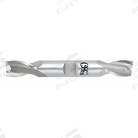 OSG Square End Mill: Cobalt, Double End, 2 Flute, 21 mm Mill Dia, 39.68 mm LOC, 139.7 mm OAL (MPN 5823300)