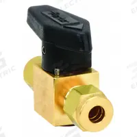PARKER Rotary Plug Valve: For Chemicals/Gas/Oil Media, 2-Way, 1/4 in Pipe Size, Brass, Compression (MPN 4A-PR4-VT-B). Key specifications — Brand: PARKER.