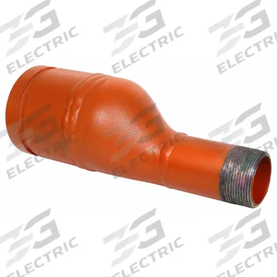 GRUVLOK Metal Pipe Straight: Eccentric Reducer, 2 1/2 in x 2 in, Ductile Iron - Grooved Pipe Fittings