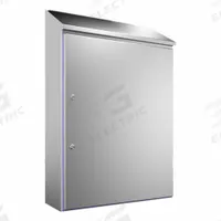 RITTAL Sloped Top Enclosure: 304 Stainless Steel, 48 in x 31 in x 12 in, NEMA 1/12/13/3/3X/4/4X (MPN 1316600). Key specifications — Brand: RITTAL; Closure Method: 1/4-Turn Latch; Enclosure Material: 304 Stainless Steel; Knockouts: Not Included.