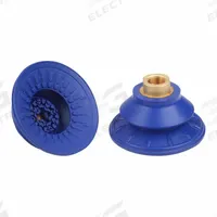 SCHMALZ Vacuum Pad Assembly: Bellows, 1.5 Folds, 3/8 in NPT, 89 mm Pad Dia, NBR, Blue, 60 A, SAB (MPN 10.01.06.01973). Key specifications — attr1019101: 10.01.06.01973; attr1019103: SCHMALZ; attr1019107: 60 A.