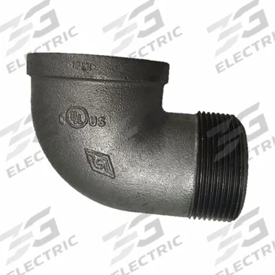 APPROVED VENDOR Metal Pipe Elbow: 90° Elbow, 300 psi, 2 1/2 in x 2 1/2 in - Medium-Pressure Threaded Pipe Fittings