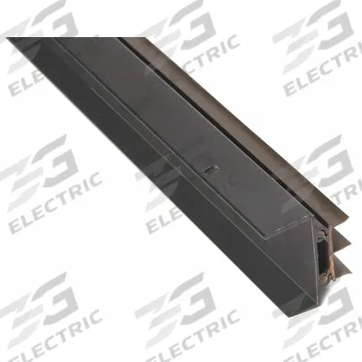 NATIONAL GUARD Door Shoe: Triple Fin Insert, Aluminum, 36 in Lg, 1 7/8 in Wd - Door Shoes