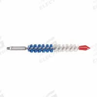 GOODWAY Tube Brush: Threaded Connection, Nylon, 5/8 in to 5/8 in, 1/4"-28 Male, 25 Brushes, 25 PK (MPN ENN-062). Key specifications — Bristle Material: Nylon; Compatible Grainger Part Number: 824X11; Brand: GOODWAY; Spiral Type: Single Spiral; For Tube Type: Enhanced.