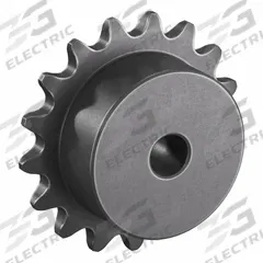 TSUBAKI Sprocket: One-Sided Hub, For Single Strands, 25, 17 Teeth, 1.361 in Pitch Dia, Steel (MPN 25B17). Key specifications — Brand: TSUBAKI.