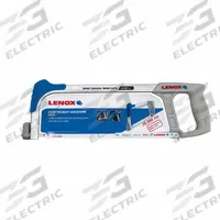 LENOX High Tension Hacksaw: 12 in Blade Lg, Bi-Metal, 16 in Overall Lg, 24, Plastic (MPN 12131-88300). Key specifications — attr307094: Bi-Metal; attr307097: Plastic; attr307096: 24; attr324786: LENOX.