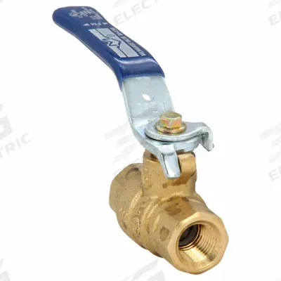 MILWAUKEE VALVE Manual Two-Way Ball Valve: 1/4 in, Brass, Straight, FNPT x FNPT - Brass Ball Valves