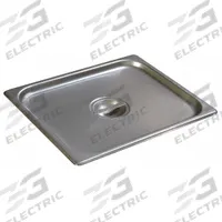 CARLISLE Pan Cover: Half Size, Rectangular, 24 ga Gauge, NSF Certified, 10 3/8 in Overall Lg (MPN 607120C). Key specifications — Brand: CARLISLE; Dishwasher Safe: Yes; NSF Certified: Yes; Product Type: Pan Cover; Manufacturer Part Number: 607120C.