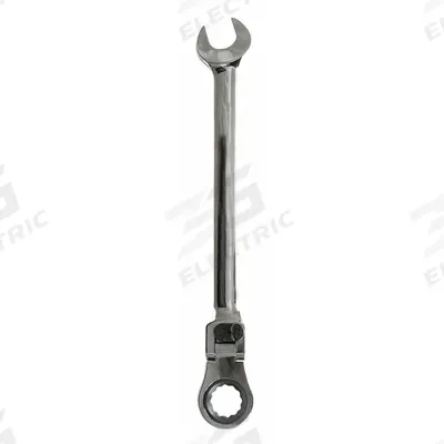 WESTWARD Combination Wrench: Alloy Steel, Chrome, 22 mm Head Size, 13 in Overall Lg - Metric 12-Point Ratcheting Combination Wrenches