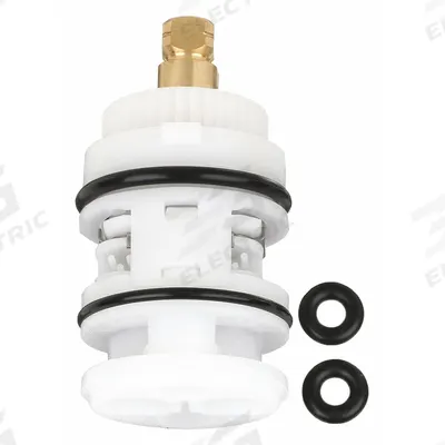 KISSLER Cartridge: For Valley Less Diverter Series, Use with Hot/Cold Water, Plastic - Disc Faucet Cartridges