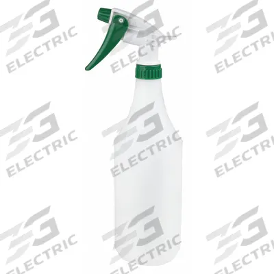 APPROVED VENDOR Trigger Spray Bottle: 32 oz Container Capacity, Mist/Stream, White, Green - Bottles with Trigger Sprayer