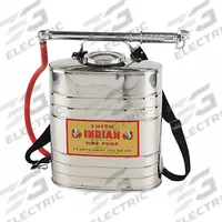 INDIAN Wildland Firefighting Pump: Complete Wildland Pump, Carrying Tank, Stainless Steel (MPN 179015-17). Key specifications — Pump Type: Carrying Tank; Product Type: Complete Wildland Pump; Collapsible Tank: No; Brand: INDIAN; Pump Brand: SMITH INDIAN.