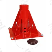 THERN Mounting Bases for Davit Cranes: Pedestal, Steel, For 4.5 in Mast Dia (MPN 5BP10). Key specifications — Brand: THERN; Material: Steel.
