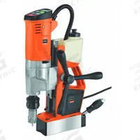 SLUGGER BY FEIN Drill Press: 130 RPM – 520 RPM, Permanent Magnet, 5 5/16 in Drill Travel, 120V AC (MPN JMU 137-PQW). Key specifications — attr1253941: Weldon; attr1253957: Permanent; attr1253912: SLUGGER BY FEIN.