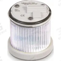 EDWARDS SIGNALING Tower Light Module: Flashing/Steady, 240V AC, White, 48 mm Overall Dia, 200 Class (MPN 248LEDMW240A). Key specifications — Brand: EDWARDS SIGNALING; Compatible with Series: 200 Class; Lens Color: White; Operating Voltage: 240V AC; Manufacturer Part Number: 248LEDMW240A.