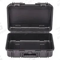 SKB Protective Case: 10 in x 16 in x 5 1/2 in Inside, No Foam, Black, Stationary, 5 lb Wt, No Wheels (MPN 3I-1610-5B-E). Key specifications — Closure Type: Latches; Brand: SKB; Carry-On Size: Yes.