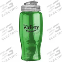 QUALITY RESOURCE GROUP Water Bottle: 27 oz Capacity, Green, PETE, BPA-Free, Bottle (MPN TB27USS). Key specifications — Brand: QUALITY RESOURCE GROUP.