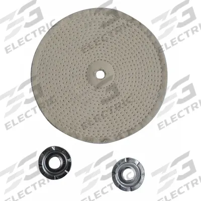 APPROVED VENDOR Buffing Wheel: Cotton, Spiral Sewn, 10 in Dia - Intermediate Buffing & Polishing Wheels for Flat Surfaces