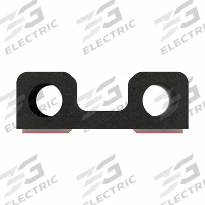 FAIRCHILD Seal: Double Bulb, Self-Adhesive Mounting, Std, EPDM, 50 ft Overall Lg - Foam Rubber Lid Seals