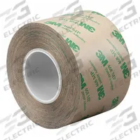 3M Transfer Tape: 12 in Wd, 5 yd Lg, 5.2 mil Thick, Polycoated Kraft Paper, Acrylic, Transparent (MPN 3M 468MP). Key specifications — Series: 468MP; Bond Type: Repositionable; Liner Material: Polycoated Kraft Paper.