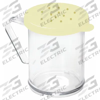 TABLECRAFT PRODUCTS Dredge: For Salt/Sugar Food Type, 10 oz Capacity, Plastic Body - Shakers with Handles & Tops