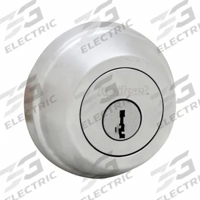KWIKSET Single Cylinder Deadbolt: Cylindrical, 1 3/4 in Door Thick - Max - Standard Cylindrical Deadbolts
