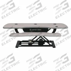 VERSADESK Standing Desk: Electronic, Gray, Wood, 48 in Overall Wd, 24 in Overall Dp (MPN VT7644824-00-03). Key specifications — Desktop Material: Wood; Brand: VERSADESK; Desktop Color: Gray.