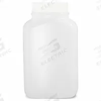 QORPAK Mixing/Storage/Sampling Bottle: 500 mL, 16.9 fl oz, HDPE, Natural, 43-400 Screw Closure Size (MPN PLC-06620). Key specifications — Body Color: Natural; Brand: QORPAK; Closure Included: Yes; Graduated: No; Closure Attached: Attached.
