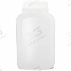 QORPAK Mixing/Storage/Sampling Bottle: 500 mL, 16.9 fl oz, HDPE, Natural, 43-400 Screw Closure Size (MPN PLC-06620). Key specifications — Body Color: Natural; Brand: QORPAK; Closure Included: Yes; Graduated: No; Closure Attached: Attached.