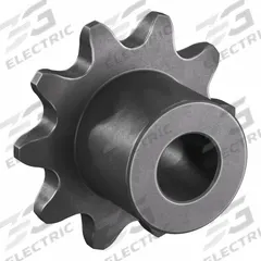 TSUBAKI Sprocket: One-Sided Hub, For Single Strands, 25, 10 Teeth, 0.809 in Pitch Dia, Steel (MPN 25B10). Key specifications — Brand: TSUBAKI.