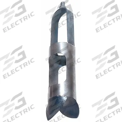 AMS Mud Auger Head: Carbon Steel Bail/Stainless Steel Cylinder, 2 1/4 in Overall Dia - Soil Auger Accessories