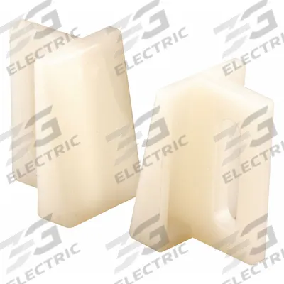PRIME-LINE Guide: 1 1/8 in Lg, 3/4 in Wd - Hanging Door Guides