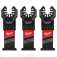 MILWAUKEE Oscillating Tool Blade: 1 3/8 in Blade Wd, 4 3/16 in Overall Lg, Straight Cutting, Carbide (MPN 49-25-1563). Key specifications — attr1097473: Cement Board; attr1097476: MILWAUKEE; attr1097456: Straight Cutting.