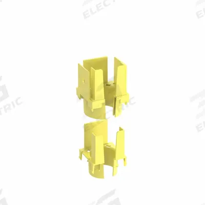 PANDUIT 1-Port Spillout: Fiberrunner, Yellow, ABS/Polycarbonate - Spillouts for Fiber-Routing Raceways