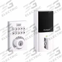 KWIKSET Push Button Electronic Deadbolt: 2 in Door Thick - Max (MPN HC620-CNT-ZW700-26-SMT-RCALFD-RCS)