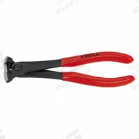 KNIPEX End Cutting Nippers: 6 5/16 in Overall Lg, For 0.16 in Max Wire Thick, Steel, Plastic (MPN 68 01 160). Key specifications — attr308479: Plastic; attr308478: Steel; attr324866: KNIPEX.