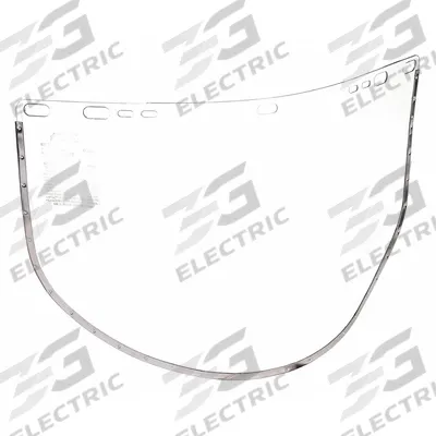 JACKSON SAFETY Face Shield Visor: 15 1/2 in Overall Wd, 8 in Overall Ht - General Purpose Replacement Visors