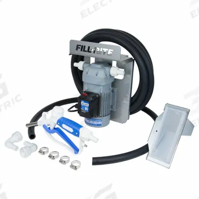 FILL-RITE Electric Drum Pump: 115 V AC, 1/4 hp HP, Polypropylene - Tote-Mount DEF Dispensing Pump Systems