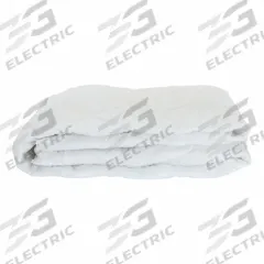 R & R TEXTILE Mattress Pad: Twin XL, 80 in Overall Lg, 39 in Overall Wd, White, 5 oz Fabric Wt, 5 oz (MPN X41203). Key specifications — Brand: R & R TEXTILE; Cover Material: Polyester; Mattress Pad Material: Polyester Cotton Blend; Fabric Weight/Thread Count: 5 oz; Compatible Bed Height: 12 in.