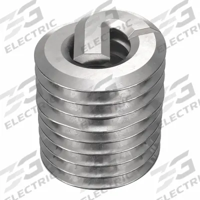 HELI-COIL Helical Insert: Tanged Tang Style, Free-Running, #2-56 Thread Size, Plain - Free-Running Tanged Helical Inserts