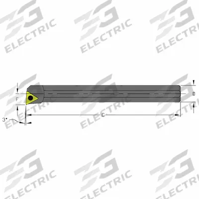 ULTRA-DEX USA Indexable Boring Bar: S05G STUCR1.2-219 (MPN 957-000-238) - Indexable Boring Bars