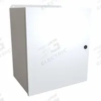 HAMMOND Electrical Enclosure: Steel, 16 in x 14 in x 10 in, NEMA 12/13/3R/4, w/Panel, Solid Cover (MPN EJ161410LG). Key specifications — Closure Method: Latches; Brand: HAMMOND; Knockouts: Not Included.
