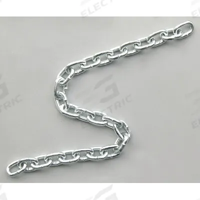 Dayton Straight Chain: Carbon Steel, 545 lb Working Load Limit, Straight - Welded Straight-Link Tailgate Chains