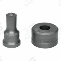 EDWARDS Metric Punch & Die Set: Edwards, 55 ton_65 ton_100 ton_120 ton Compatible Ironworker Size (MPN ED9-PDM18). Key specifications — attr67451: IW55 , IW65 , IW100, IW120; attr67489: Round; attr67463: 18 mm; attr67447: ED9-PDM18; attr67456: Edwards; attr67443: EDWARDS; attr67472: 18 mmMetric Punch & Die Set.