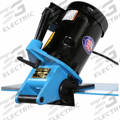 HECK INDUSTRIES Corded Beveler: For Aluminum/Stainless Steel/Steel, 115V, 0.5 hp - Bevelers for Metal Plate