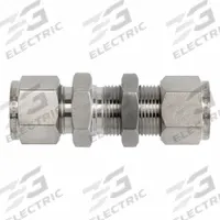 BRENNAN INDUSTRIES Compression Fitting Straight: 1/2 in OD x 1/2 in OD Fitting Size, Stainless Steel (MPN NS2700-LN-08-08-SS). Key specifications — Series: NS2700; Compatible Fitting Brands: Parker CPI; Brand: BRENNAN INDUSTRIES.