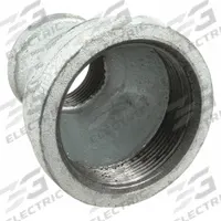 APPROVED VENDOR Metal Pipe Straight: Straight, 1 1/2 in x 1/2 in, Malleable Iron (MPN 5P942)